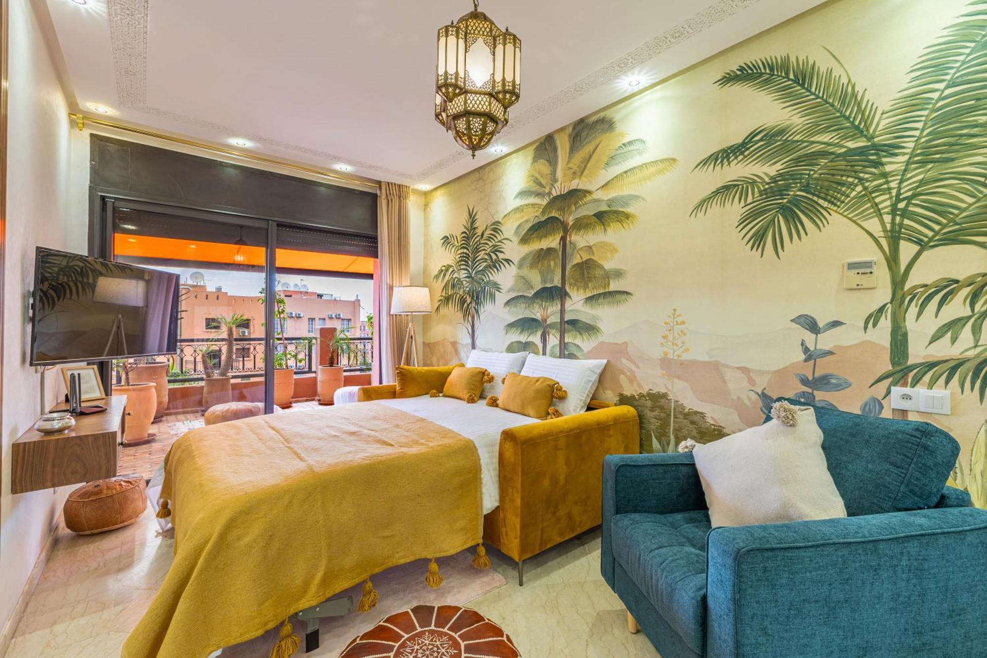 Le Jasmin - Appartement Authentique A Gueliz Маракеш Екстериор снимка