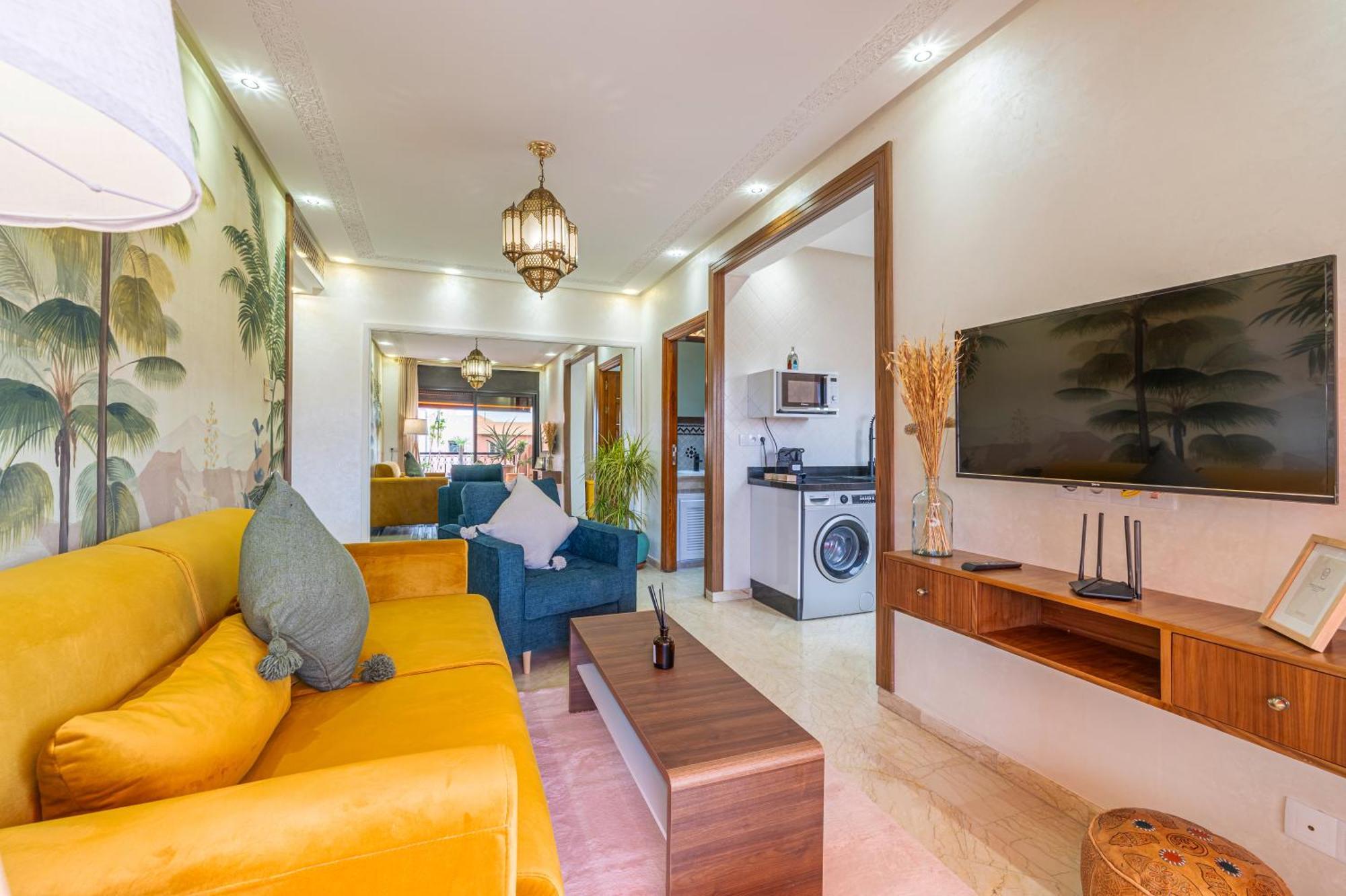 Le Jasmin - Appartement Authentique A Gueliz Маракеш Екстериор снимка