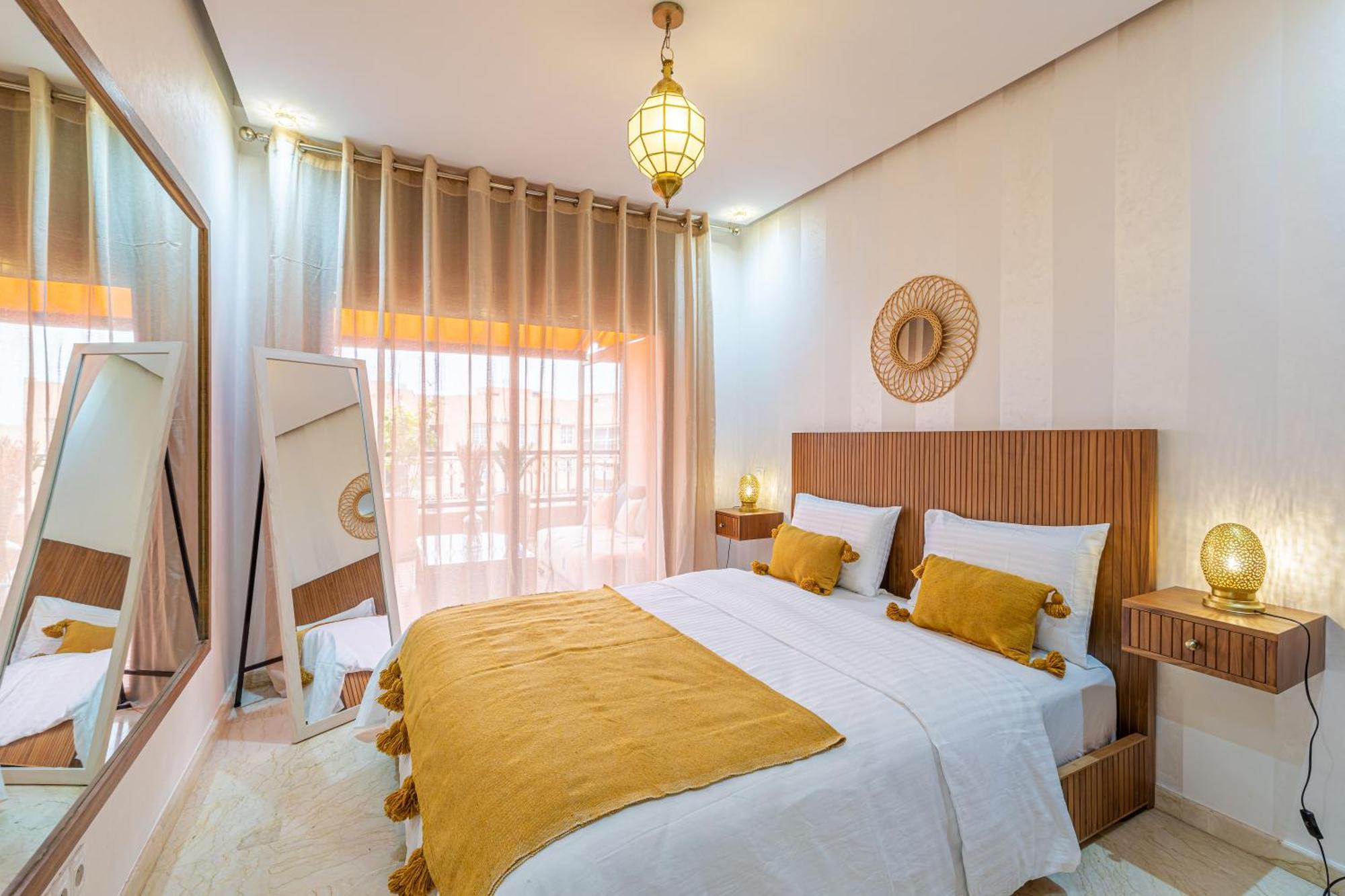 Le Jasmin - Appartement Authentique A Gueliz Маракеш Екстериор снимка