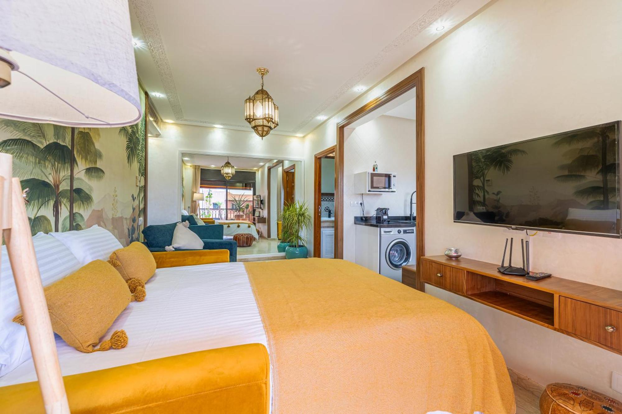 Le Jasmin - Appartement Authentique A Gueliz Маракеш Екстериор снимка